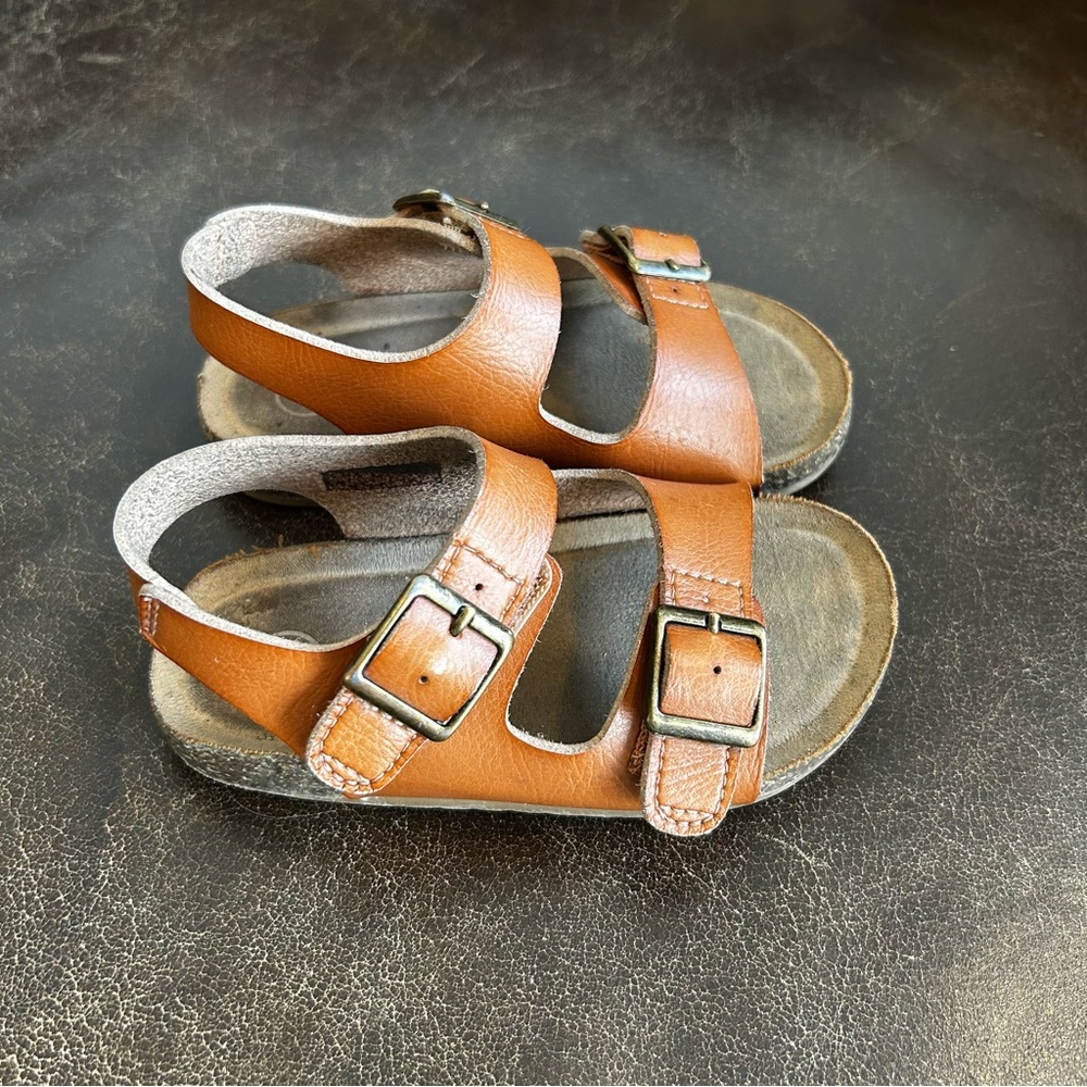 ✨5 for $60✨ Cat & Jack Tan Kids Velcro Sandals Size 6